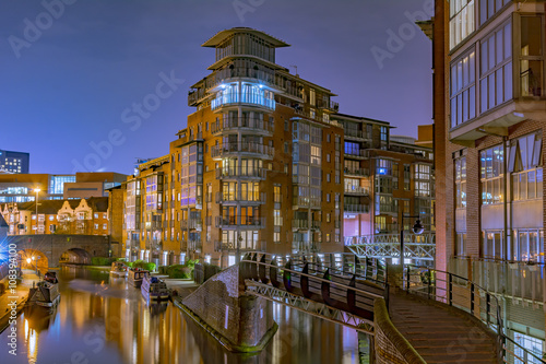 Amazing view of the canals in Birmingham