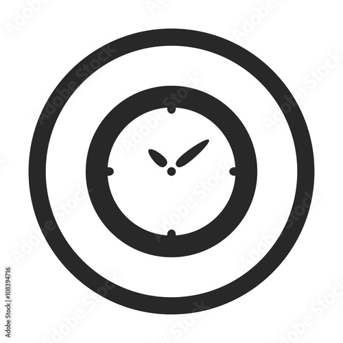 Clocks  sign simple icon on background