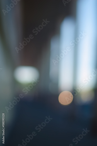 Blurred city background - The Arched walkway.