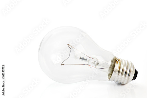 Light bulb / Light bulb on white background.