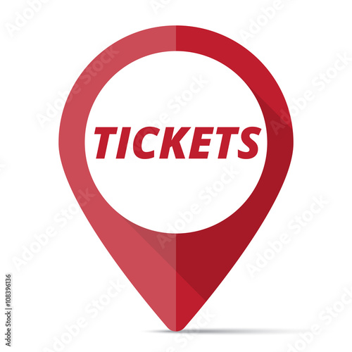 Red Tickets map pin pointer concept Free Download Red Tickets map pin pointer concept - GFXLoad