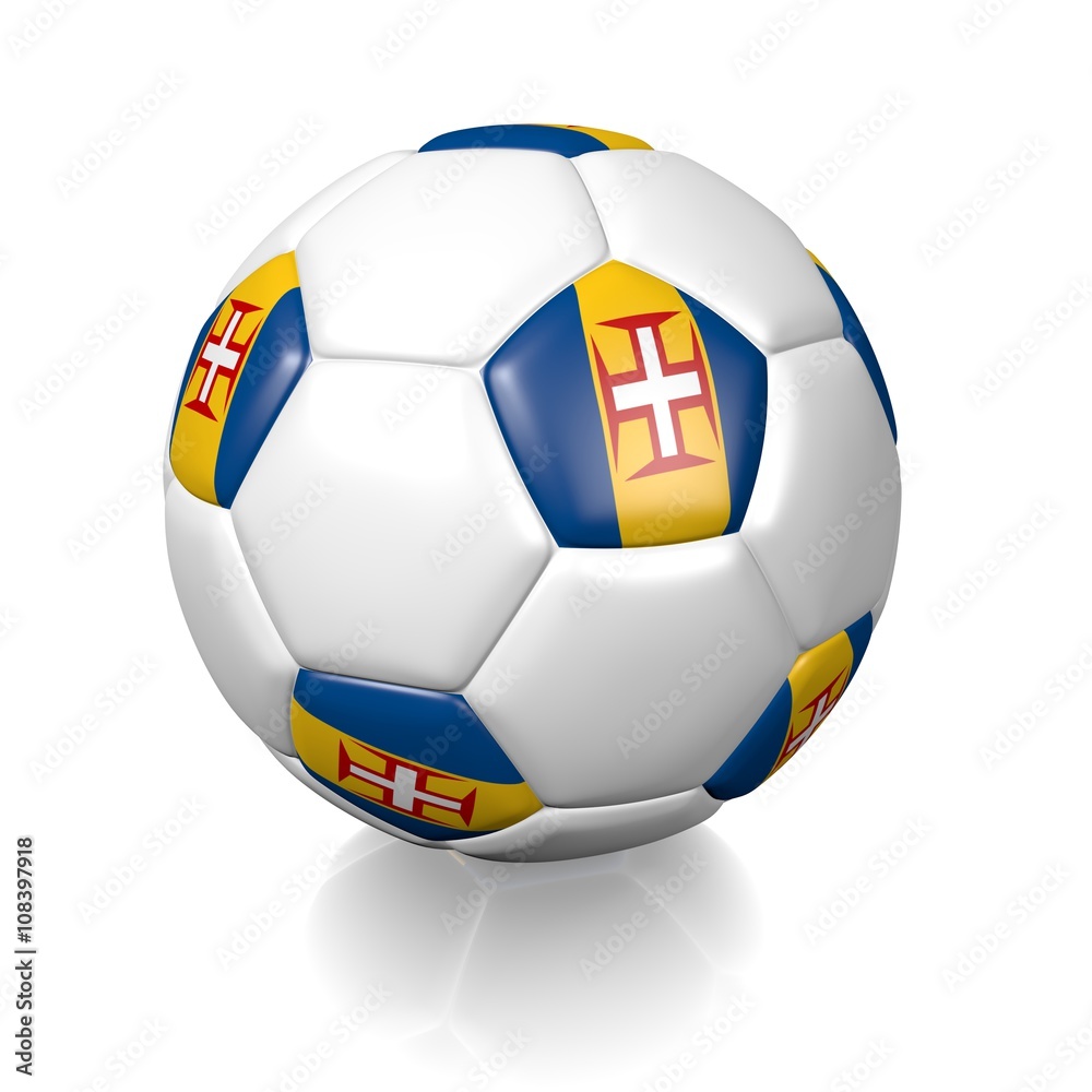 Football soccer ball with a national flag texture Football soccer ball with a national flag texture