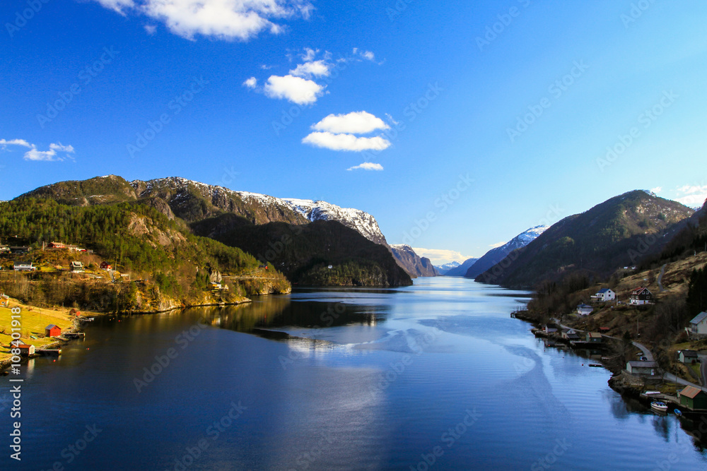 Calm fjords