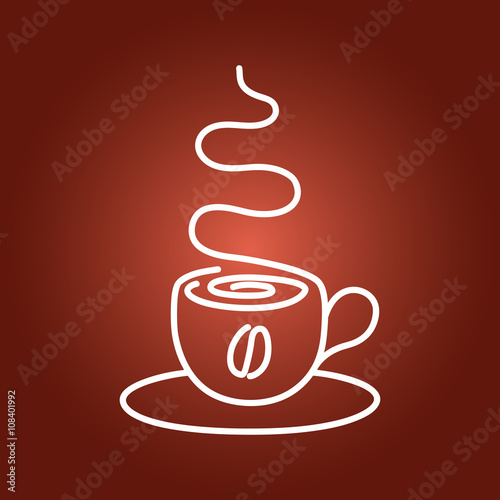 Coffee cup symvol.