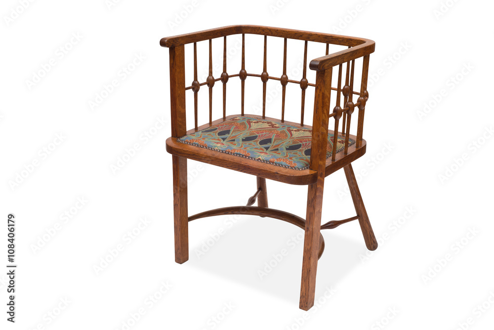 An Antique Wooden Dining Chair