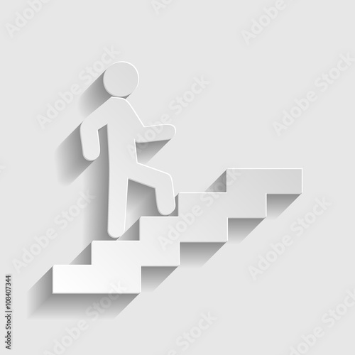 Man on Stairs going up