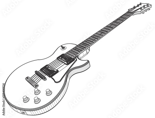 Electric Guitar Vector 