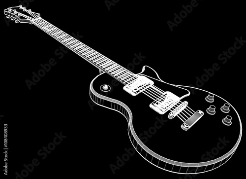 Electric Guitar Vector 