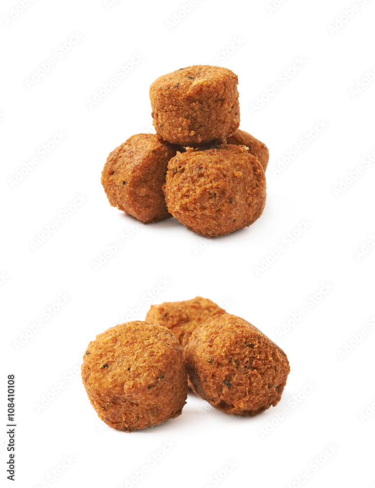 Cheese snack ball isolated Cheese snack ball isolated