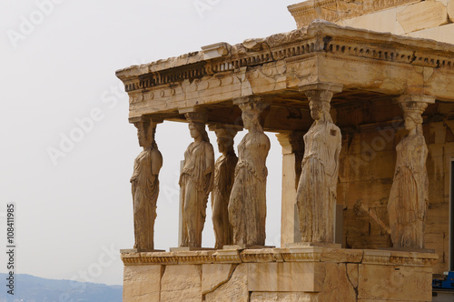 Caryatides, Erehtheio, Acropolis, Athens, Greece