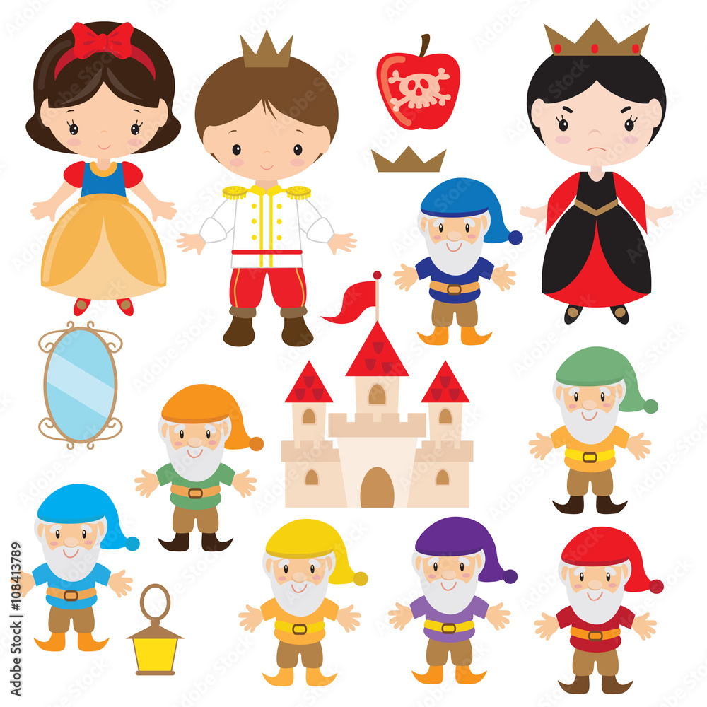 Snow White vector illustration
Snow White vector illustration