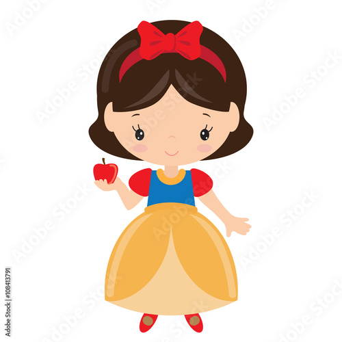 Snow White vector illustration
