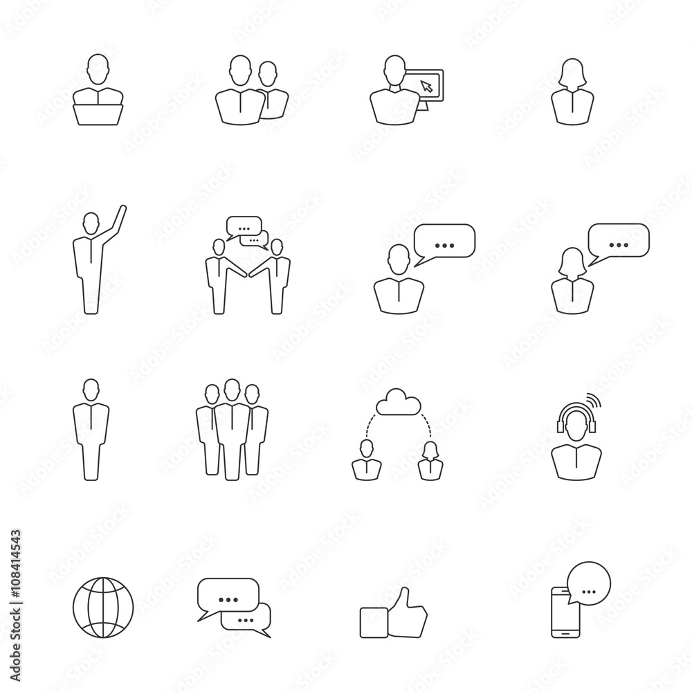 Social icons,Vector EPS10.