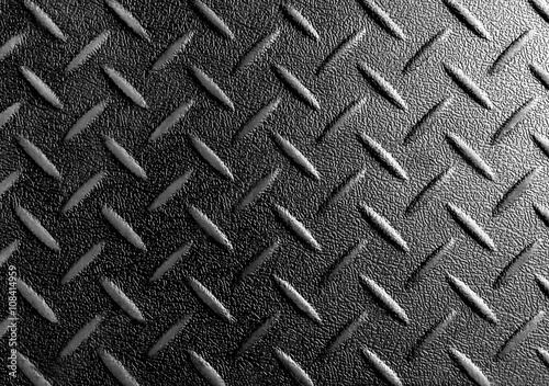 Fotótapéta Industrial shiny metal with rhombus shapes
