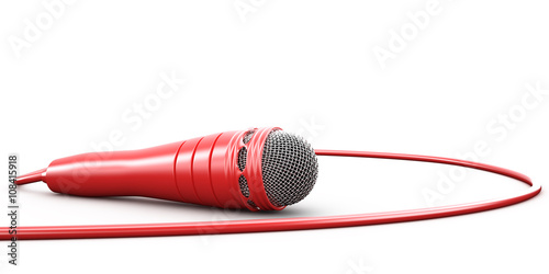Isolated microphone, 3D