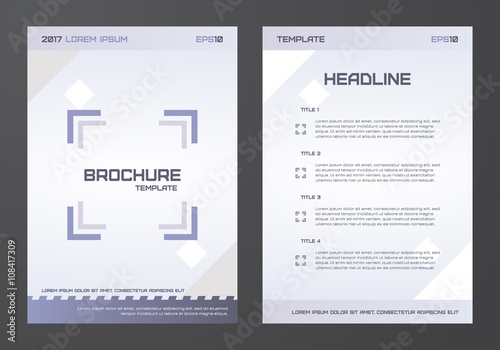 brochure template, flyers, leaflets, letters, advertisements