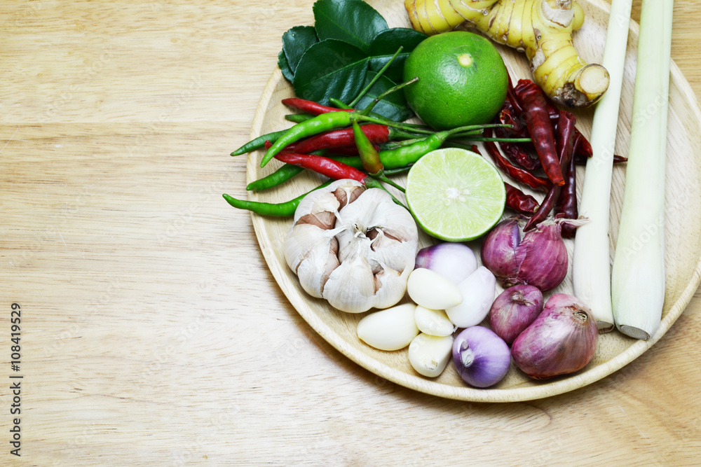 Thai spice for hot curry and soup