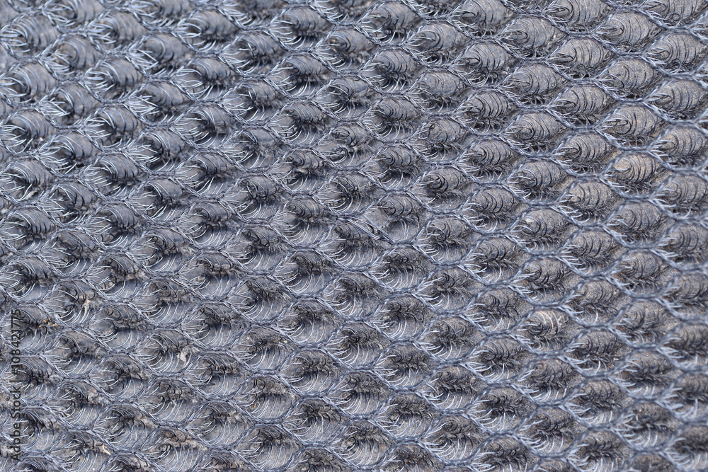 Abstract background of knitted wire mesh. Abstract background of knitted wire mesh.