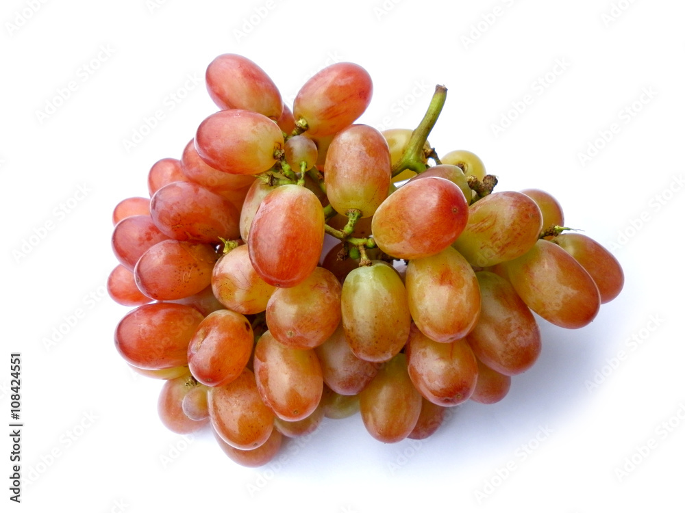 fresh grape fruit on white background autumn 6