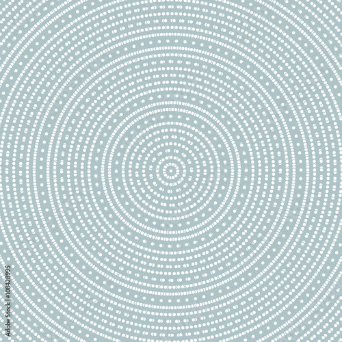 Geometric modern pattern. Fine light blue ornament with white dotted elements
