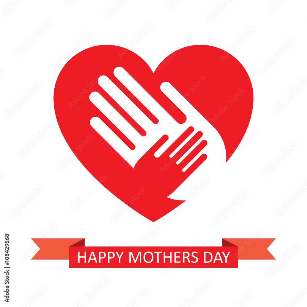 Obraz premium Mothers day, vector illustration