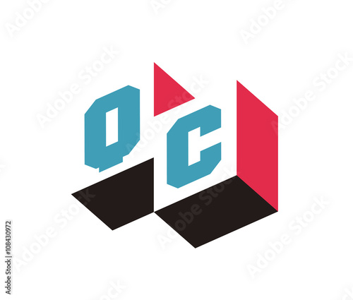 QC Initial Logo for your startup venture