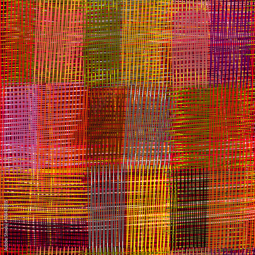Bright grunge striped,checkered,quilt weave cloth colorful seaml