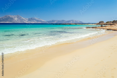 Paradise beach on Koufonisia off the coast of Naxos, Cyclades, Greece © aetherial