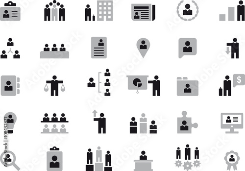 BUSINESS, HHRR & MANAGEMENT icons