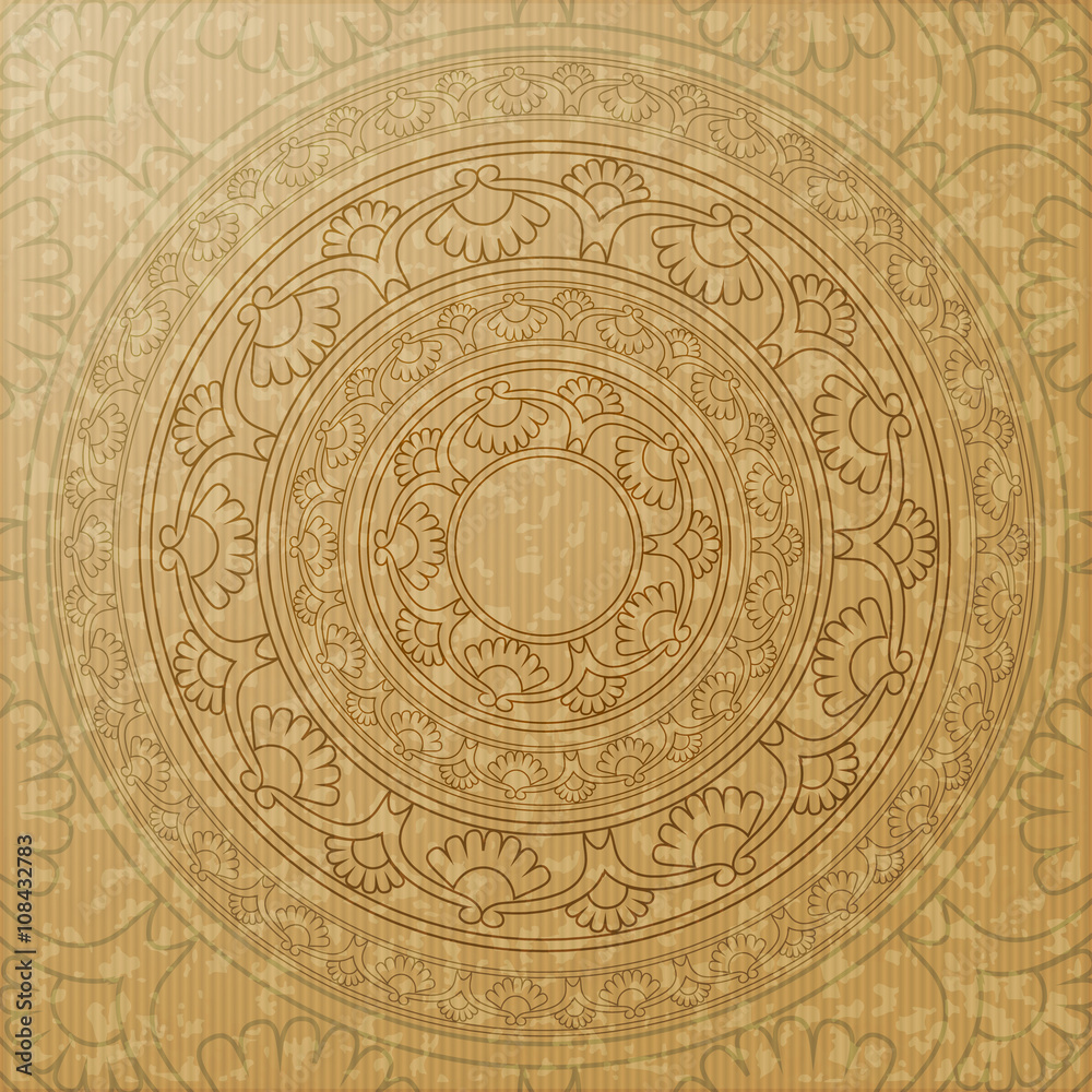 The circular symbol, the mandala.