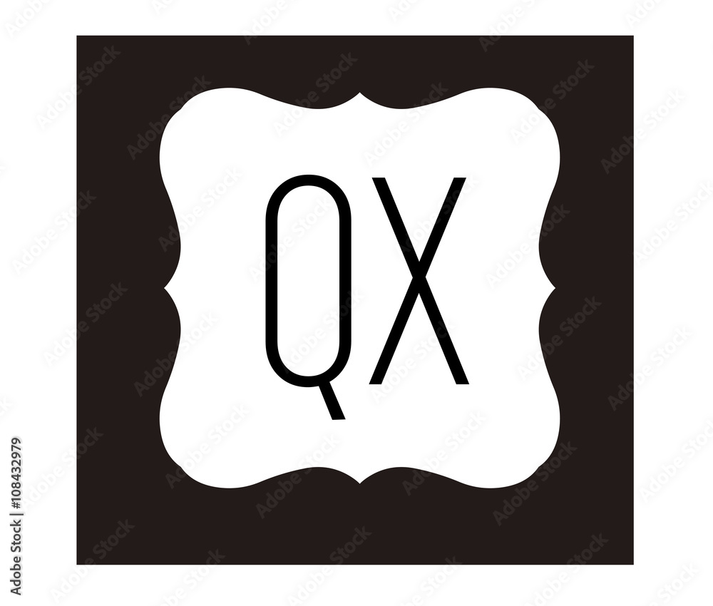 QX Initial Logo for your startup venture QX Initial Logo for your startup venture