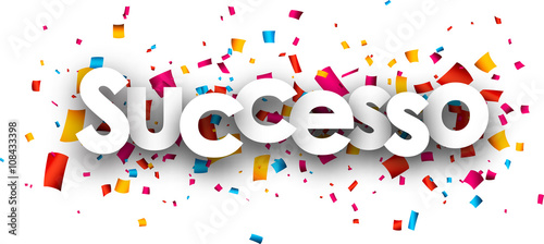 Success paper banner.