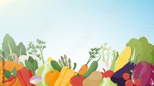 Seasonal tasty vegetables