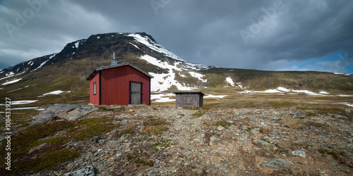 refuge schutzhütte kungsleden Lappland skandinavien sweden scenery hiking trail 2