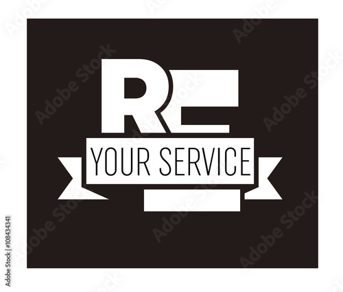 RE Initial Logo for your startup venture