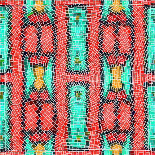Seamless mosaic background