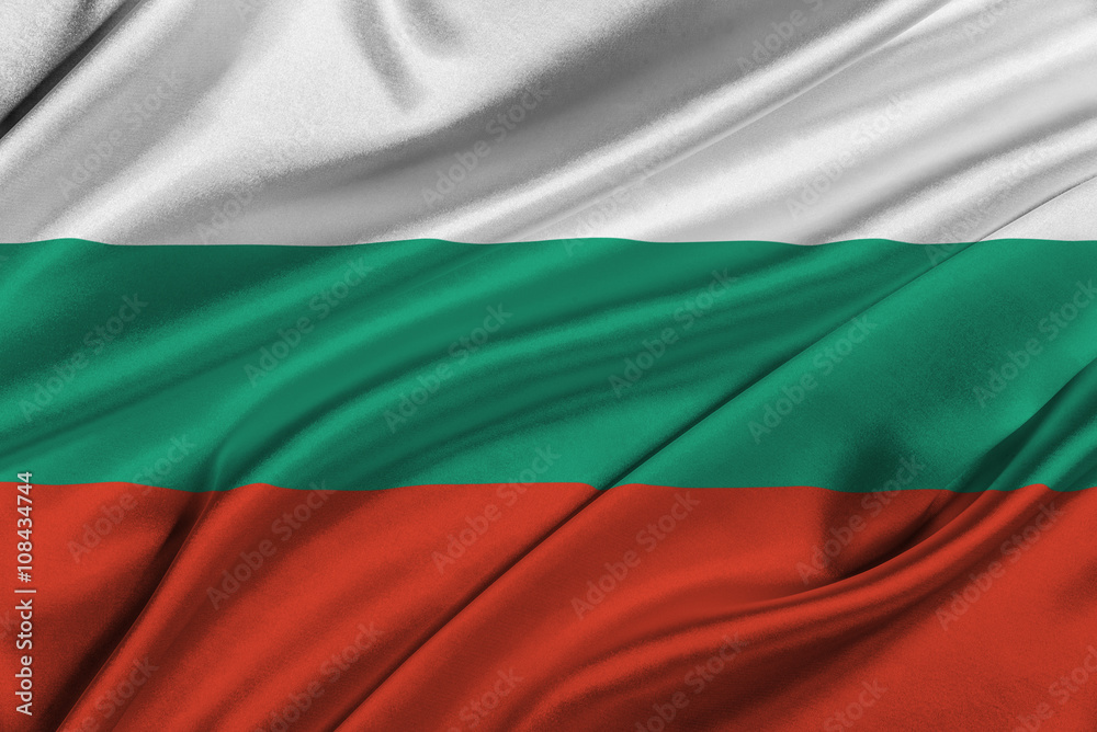 Obraz premium Flag of Bulgaria.
