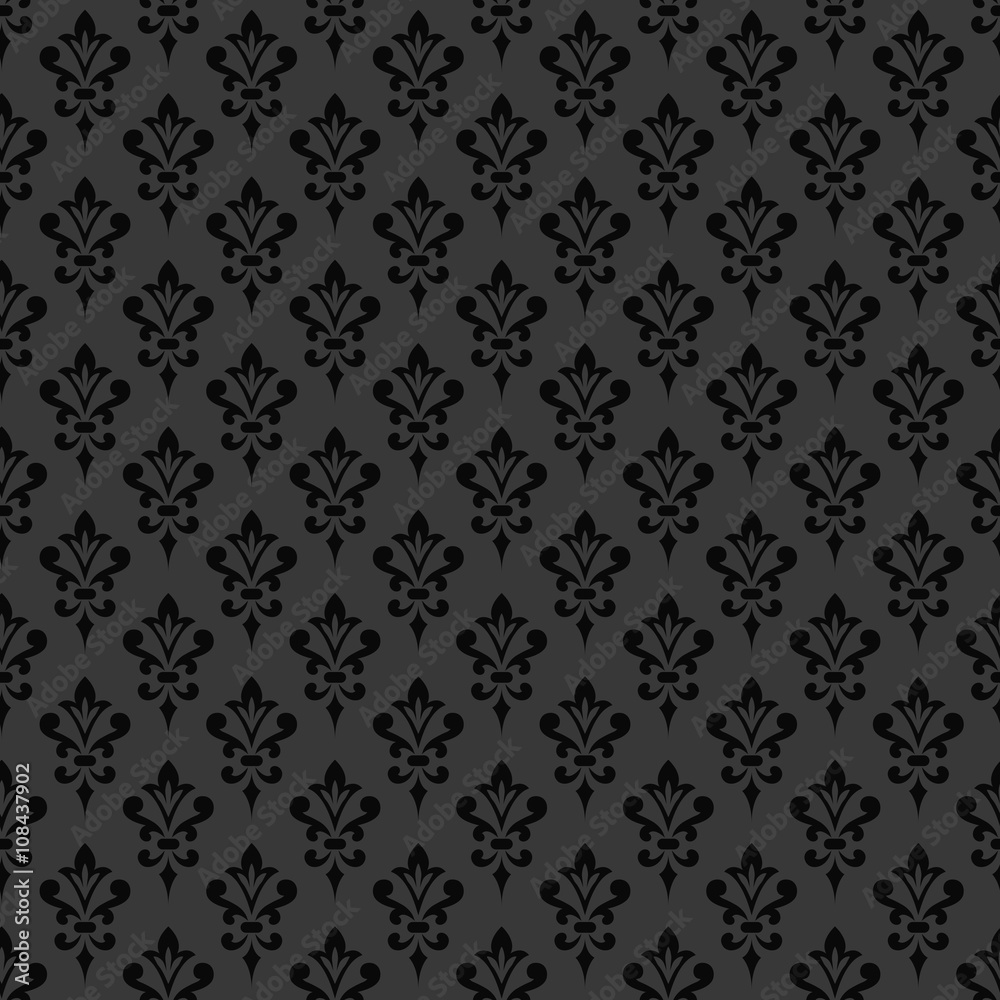 Damask seamless pattern. Damask seamless pattern.