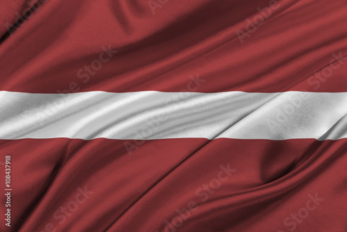 Flag of Latvia.