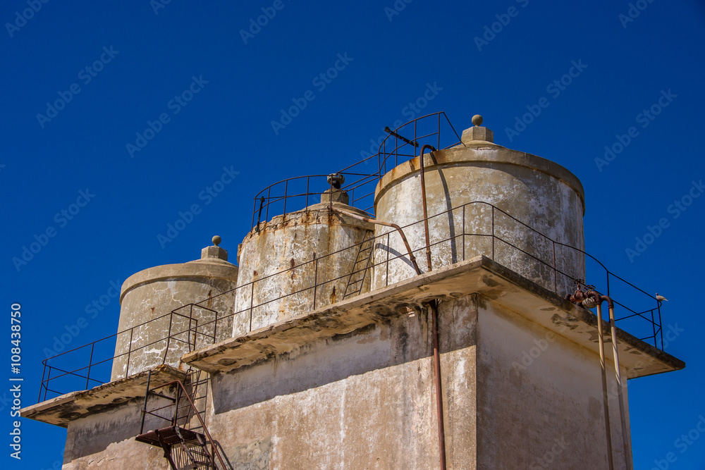 Heizkessel einer stillgelegten Fabrikanlage