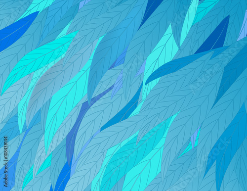 Wallpaper Mural background-leaves. vector illustration. Torontodigital.ca