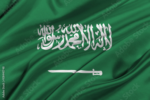 Flag of Saudi Arabia.