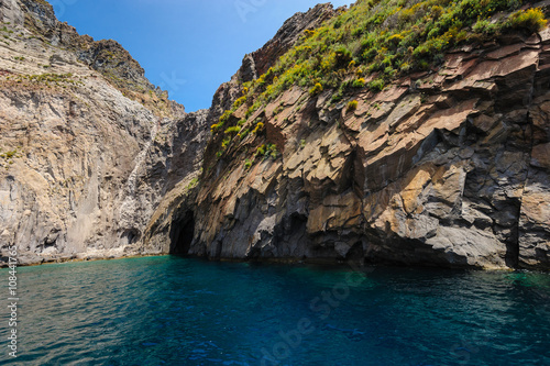 Cliffs and rocks of Lipari,  Italy. © Eugenia Struk