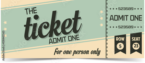 Retro ticket