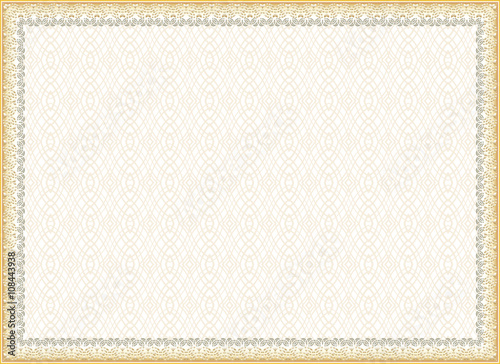 certificate, diploma for print