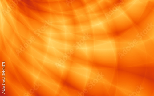 Summer orange pattern wavy curve web background