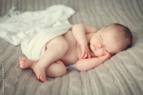 sleeping newborn baby © Ramona Heim