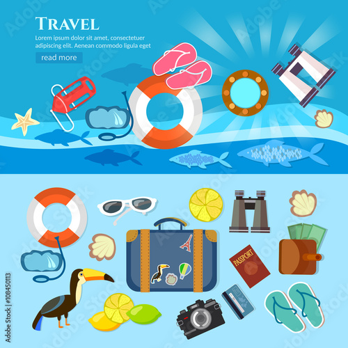 Travel tourism world tour summer vacation