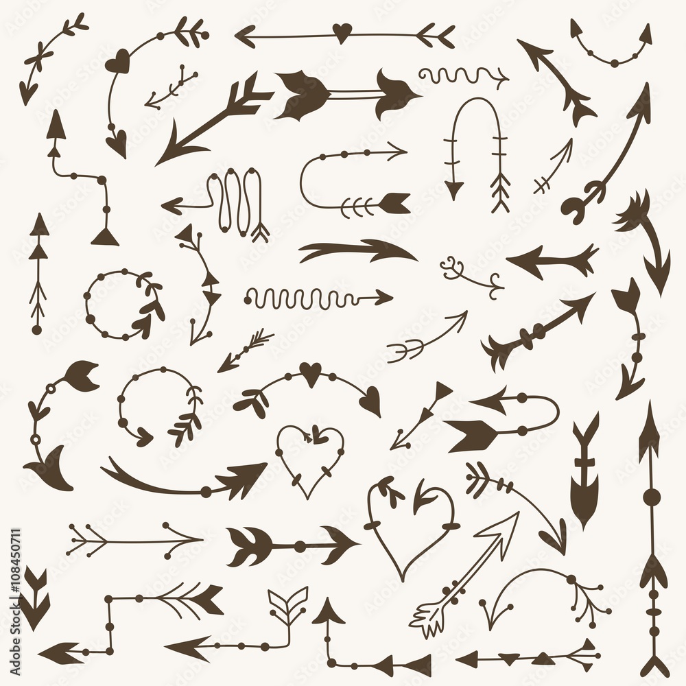 Vector Tribal Arrow Signs Vector Tribal Arrow Signs