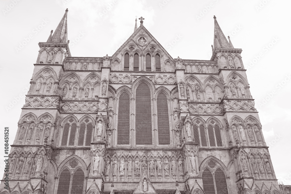 Salisbury Cathedral Facade